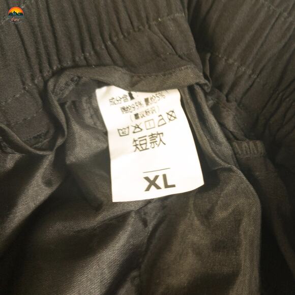 NWT Multipants Cropped Pants Black Scrubs Drawstring Waist Women's Size XL - Picture 8 of 12